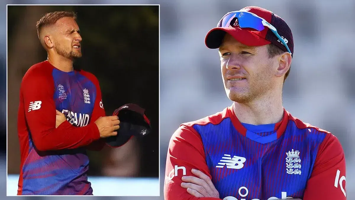 Eoin Morgan and Liam Livingstone