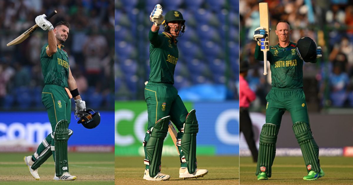 Aiden Markram, Rassie van der Dussen, Quinton de Kock