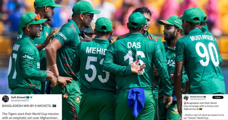 BAN vs AFG: Twitter Reacts As Bangladesh Register Convincing Victory Over Afghanistan In Their World Cup 2023 Opener