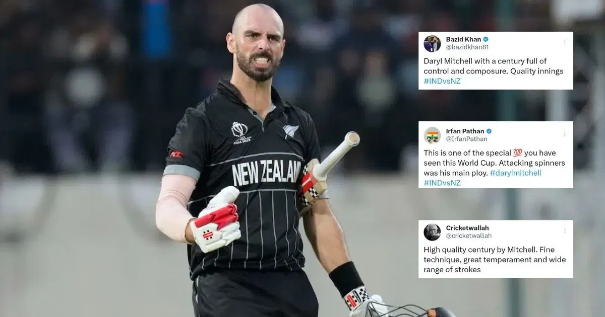 IND vs NZ: Criminally Underrated! Twitter Reacts As Daryl Mitchell Hits Magnificent Ton vs India