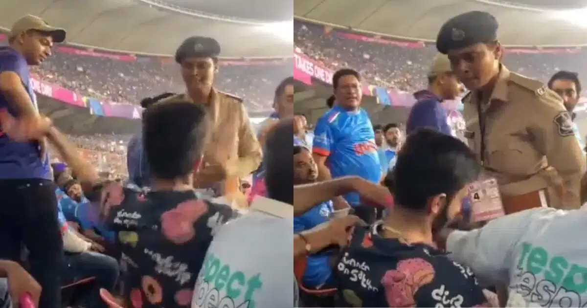 IND vs BAN: Watch - Ugly Fight Between Female Police Officer And Spectator During Indo-Pak Clash