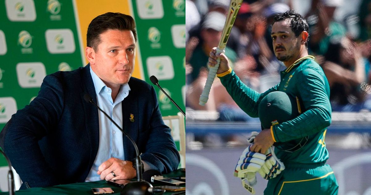 Graeme Smith, Quinton de Kock