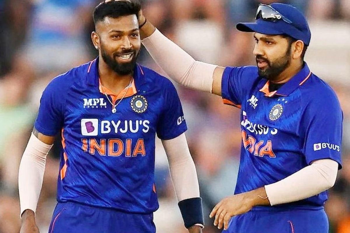 Hardik Pandya and Rohit Sharma