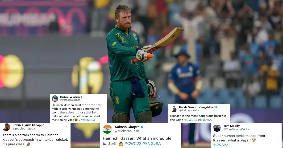ENG vs SA: Most Dangerous Batter! Twitter Reacts To Heinrich Klaasen's Exceptional Century In World Cup