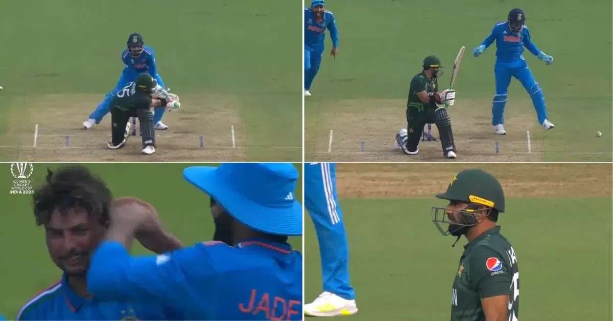 IND vs PAK: Watch: Kuldeep Yadav Stuns Iftikhar Ahmed With A Ripper