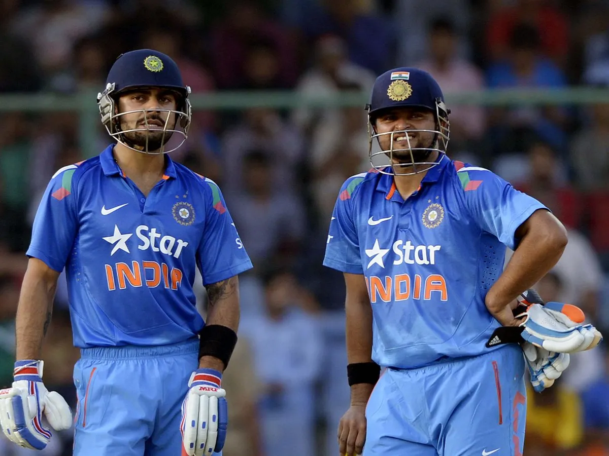 Suresh Raina And Virat Kohli