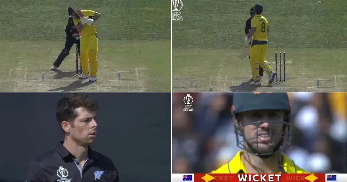 AUS vs NZ: Watch - Mitchell Santner Rattles Mitchell Marsh's Stumps