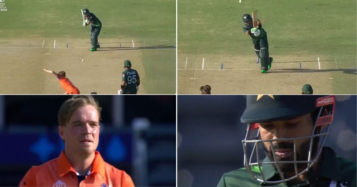 PAK vs NED: Watch: Bas de Leede Cleans Up Mohammad Rizwan With A Snorter In ICC World Cup 2023