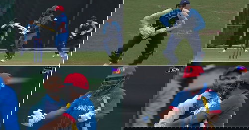 Asian Games 2023: Watch: Distraught Mohammad Shahzad Vents Frustration On Field After Controversial Dismissal Against India