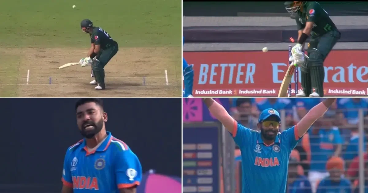 IND vs PAK: Watch - Mohammed Siraj Castles Babar Azam With Brilliant Delivery