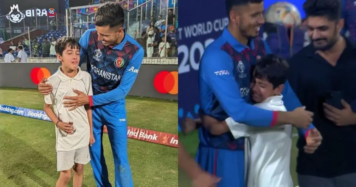 ENG vs AFG: Watch - Mujeeb Ur Rahman Hugged By Emotional Young Fan After Historic Win