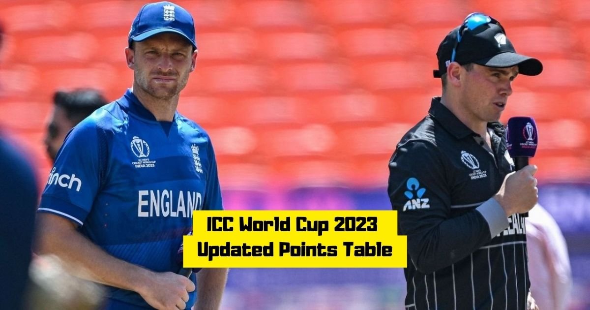 ICC World Cup Points Table 2023: Updated Standings After ENG vs NZ Match 1