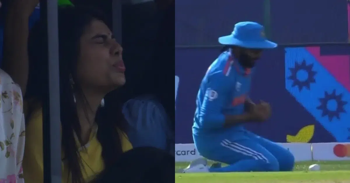 Ravindra Jadeja's wife reaction after dropped catch