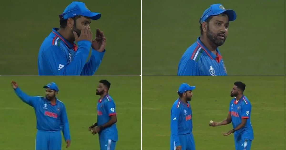 IND vs AUS: Watch: 'Angry' Rohit Sharma Abuses Mohammed Siraj After Mitchell Starc Hits Him For Four In World Cup 2023