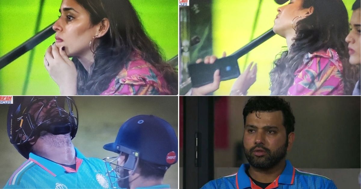 IND vs AUS: Watch - Rohit Sharma Dejected, Wife Ritika Heartbroken As India Captain Bags Duck vs Australia