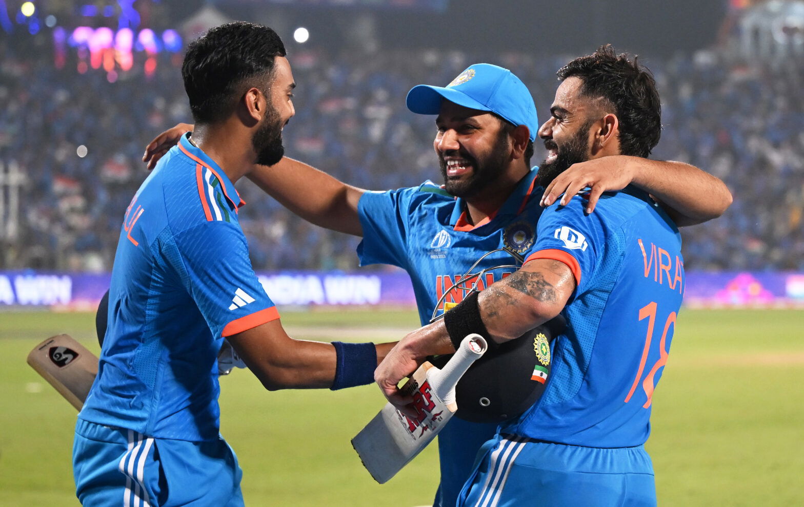 Rohit Sharma Virat Kohli KL Rahul, India