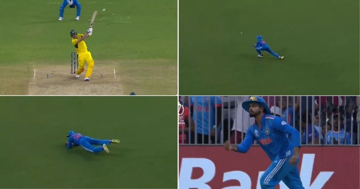 IND vs AUS: Watch: Shreyas Iyer Takes A Brilliant Diving Catch To Send Pat Cummins Packing In ICC World Cup 2023