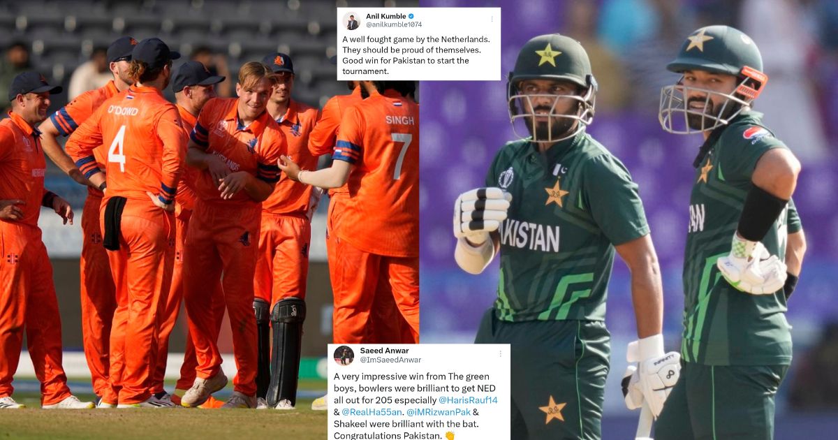 Twitter Reacts As Bas de Leede's Efforts Go In Vain And Saud Shakeel Shine In Pakistan's 81-Run Win Over Netherlands In WC 2023