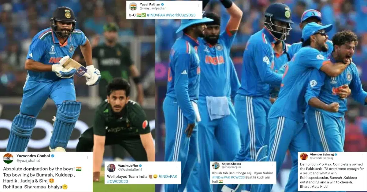 IND vs PAK: Demolition Pro Max! Twitter Reacts As Rohit Sharma, Bowlers Help India Crush Pakistan