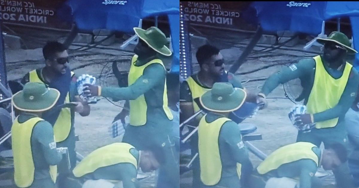 SA vs SL: Watch - Tabraiz Shamsi Hilariously Punched By Teammate During South Africa vs Sri Lanka World Cup Clash