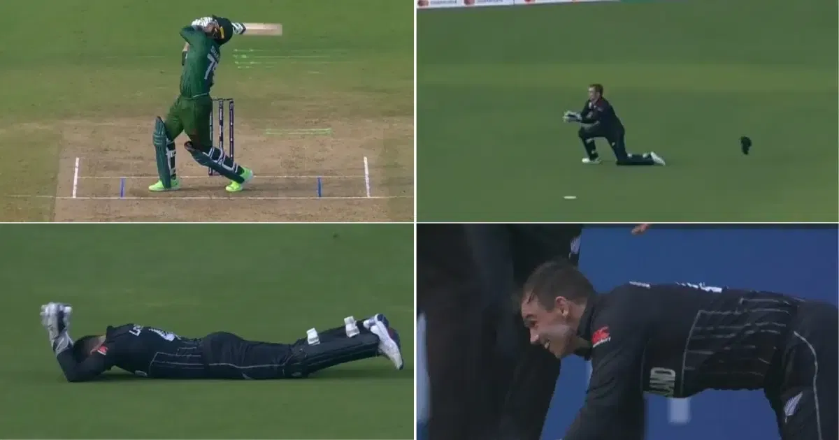 NZ vs BAN: Watch - Tom Latham Plucks Stunner To Dismiss Shakib Al Hasan