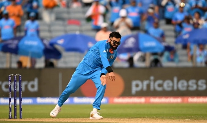 Virat Kohli Bowling