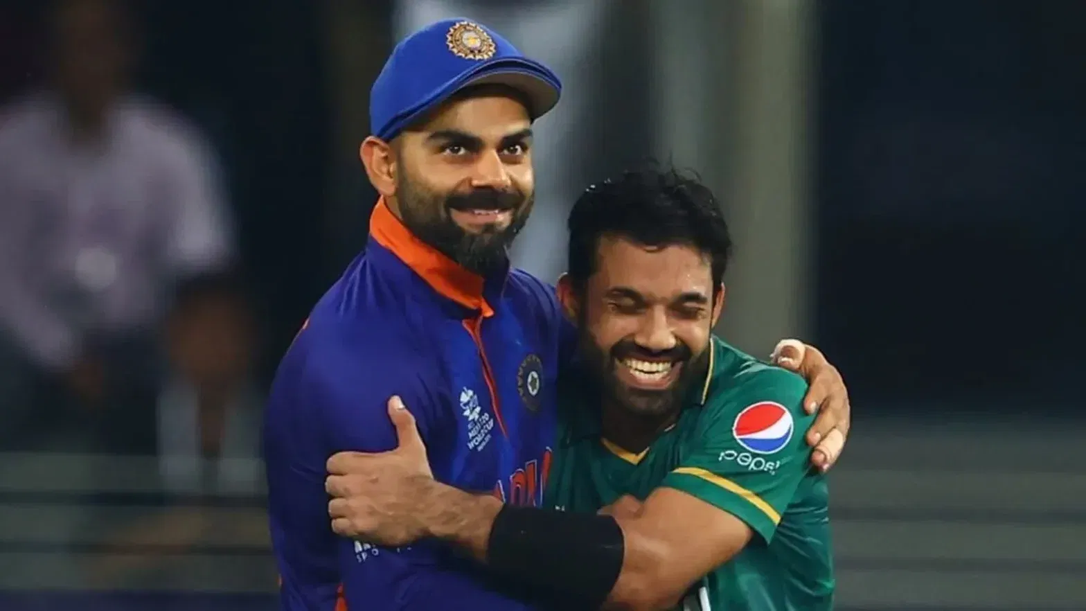 Virat Kohli and Mohammad Rizwan