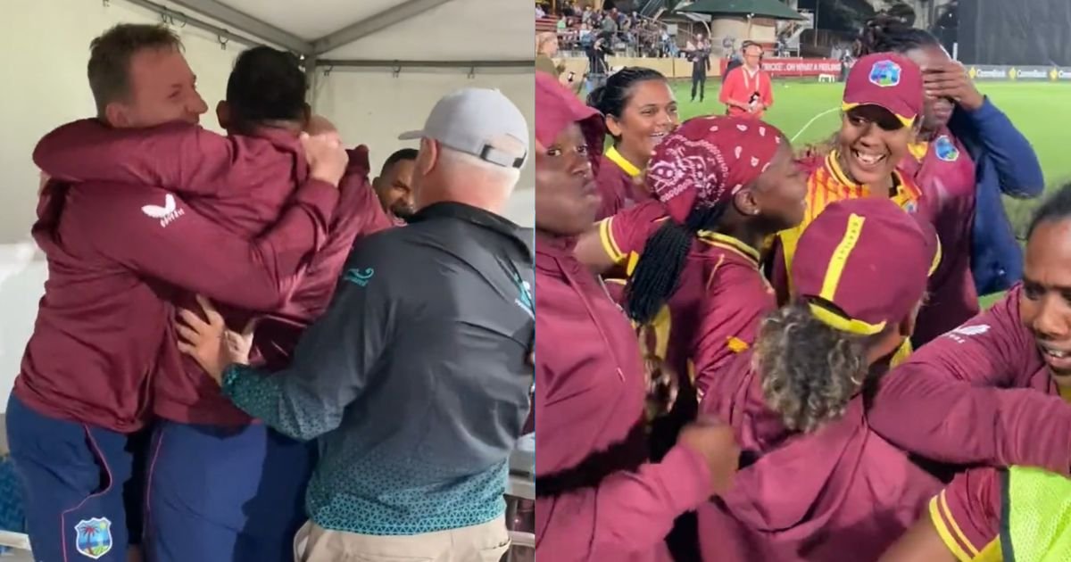 Watch: West Indies Dugout Breaks Into Celebration As They Complete World-Record Run-Chase vs Australia
