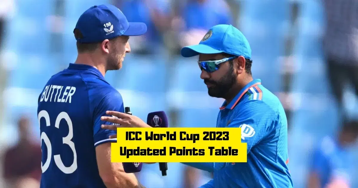 Icc World Cup Points Table 2023 Updated Standings Most Runs Most