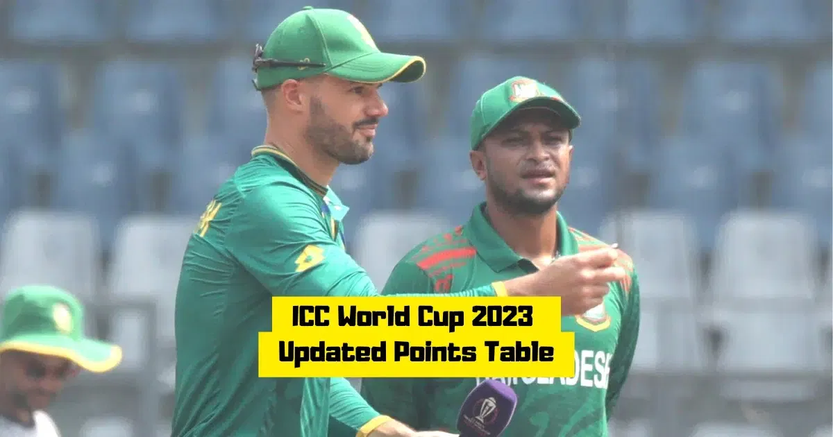 ICC World Cup Points Table 2023: Updated Standings, Most Runs, Most Wickets After SA vs BAN Match 23