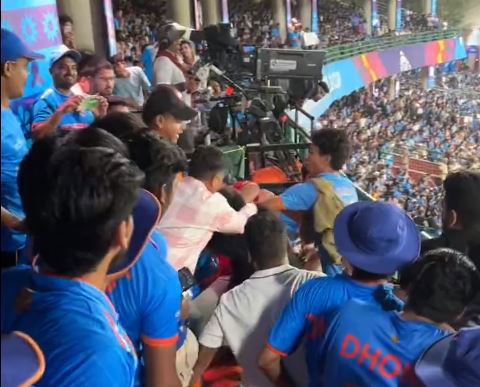 fans fight in IND vs AFG match, India