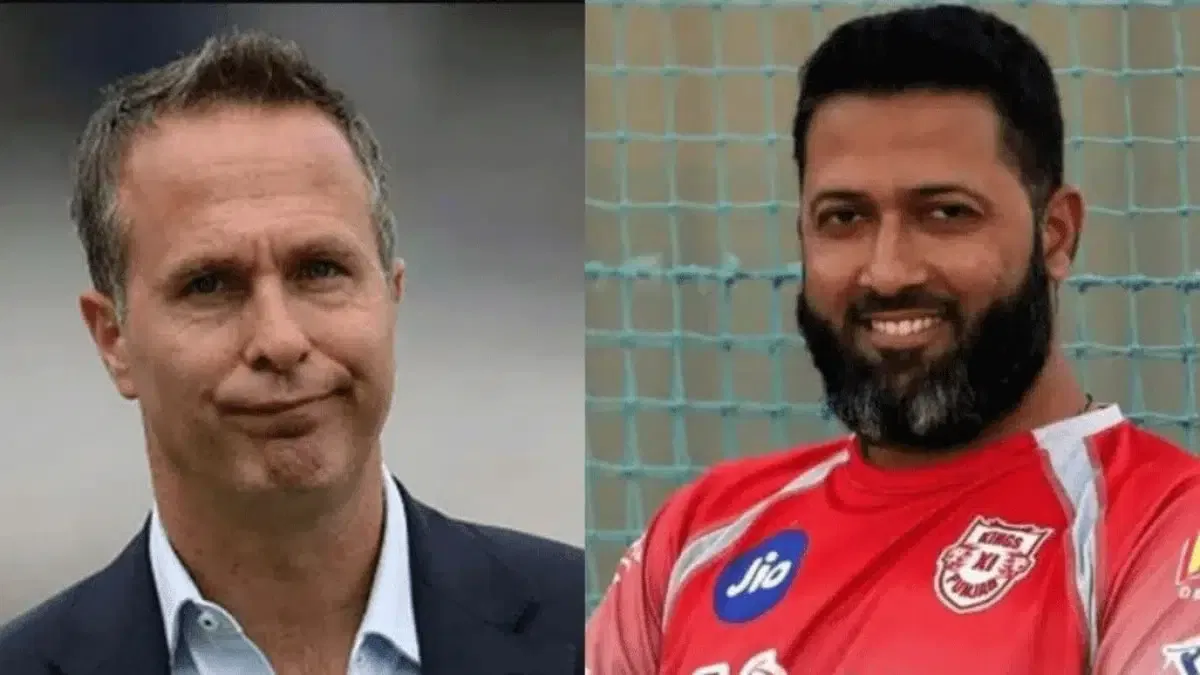 Wasim Jaffer and Michael Vaughan