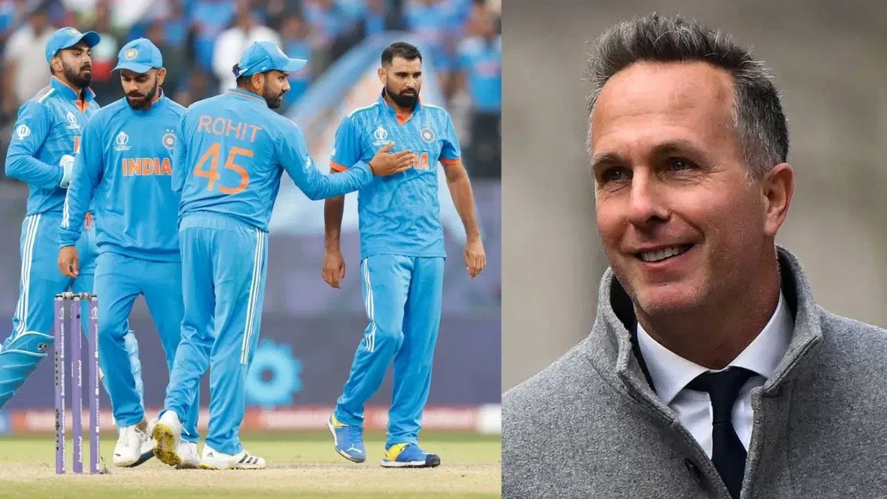 Michael Vaughan, Rohit Sharma, Virat Kohli, Mohammed Shami