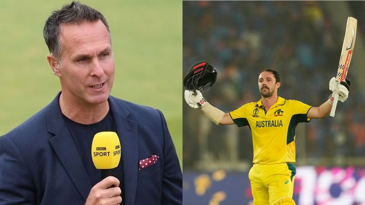 Michael Vaughan and Travis Head