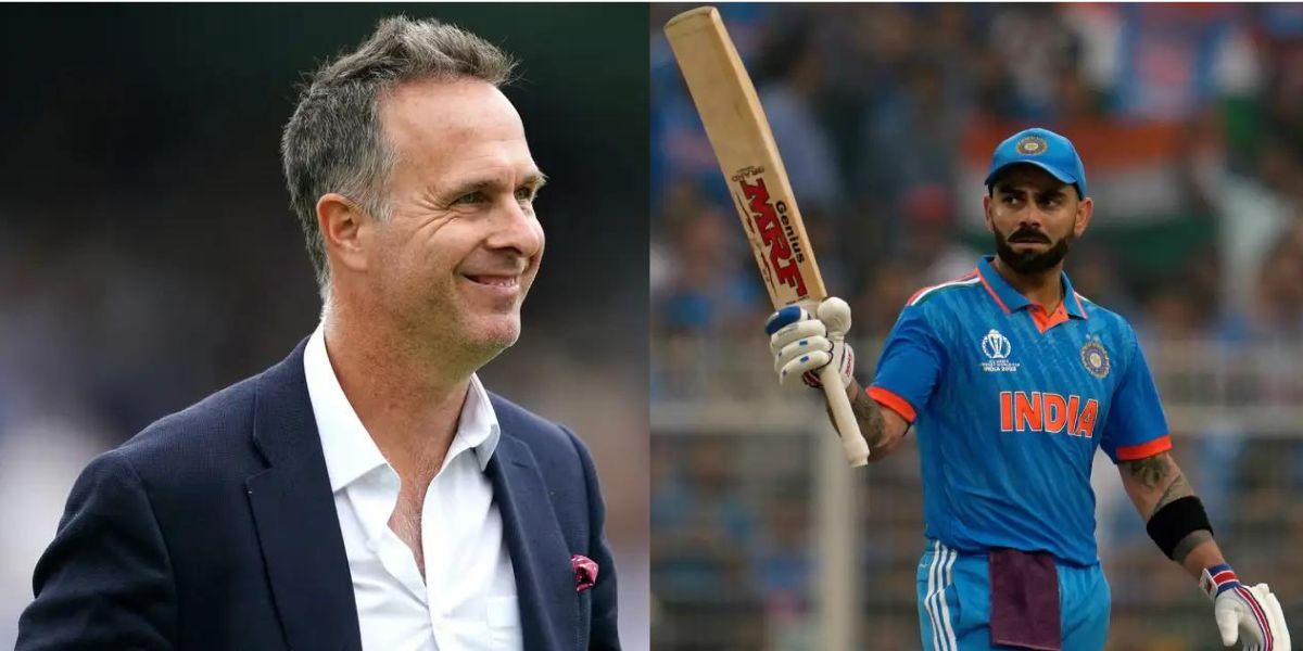 Michael Vaughan and Virat Kohli