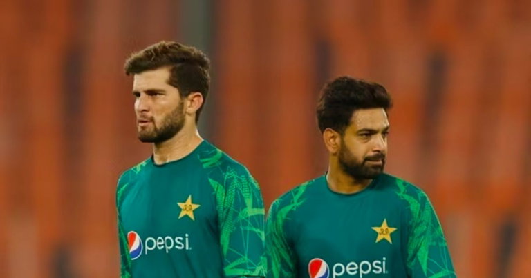 Pakistan Pacers Shaheen Afridi and Haris Rauf.