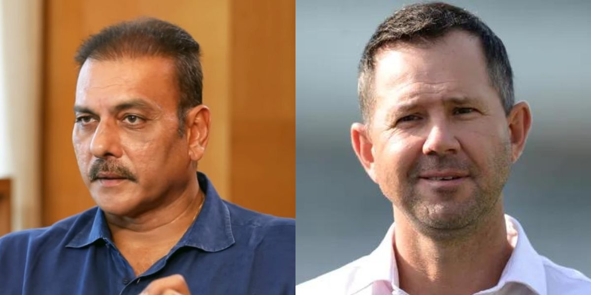 Ravi Shastri and Ricky Ponting