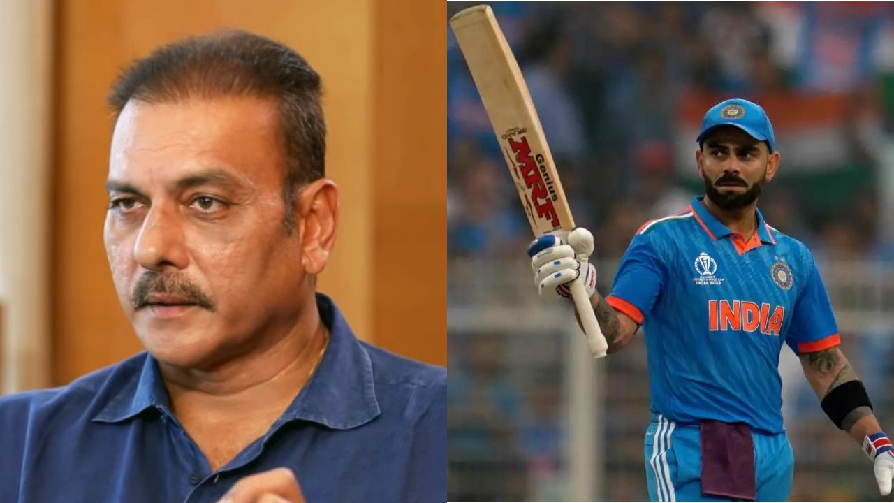 Ravi Shastri and Virat Kohli