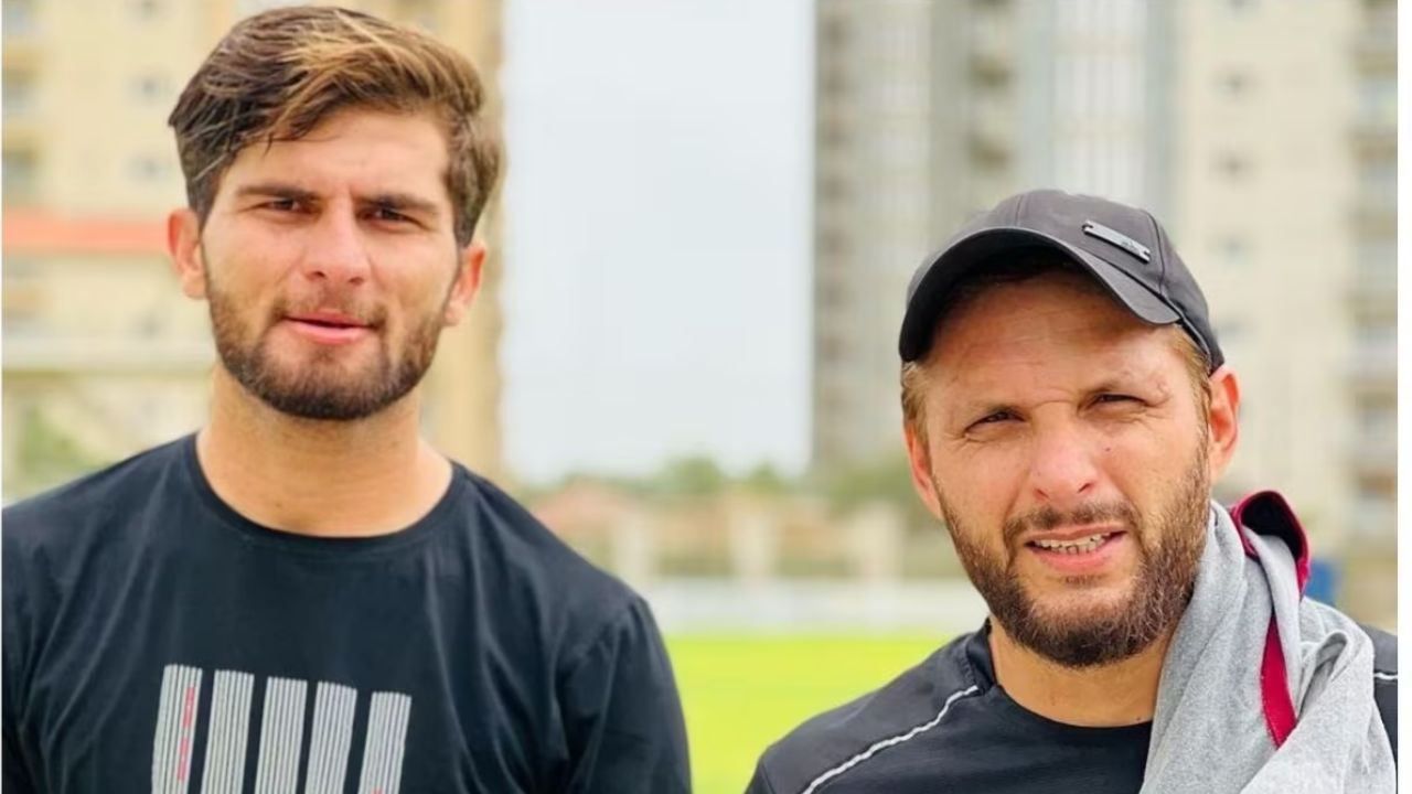 Shaheen Afridi and Shahid Afridi