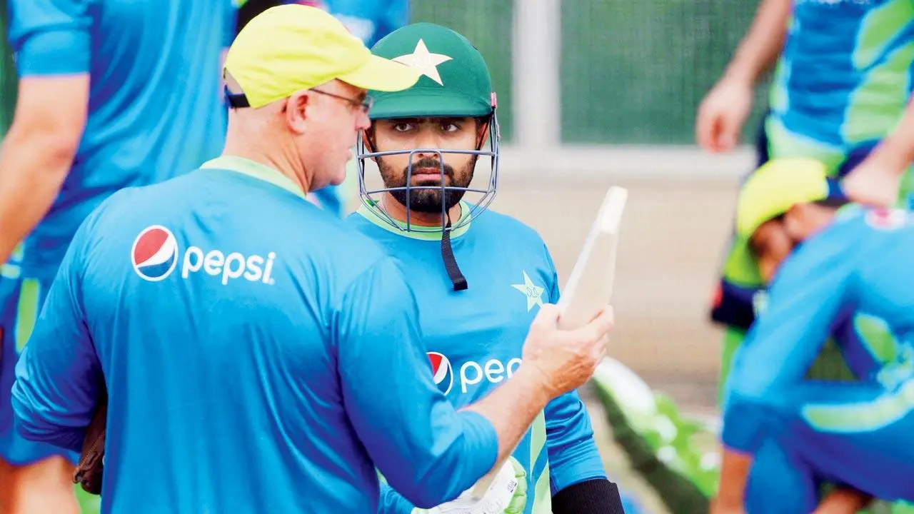 Babar Azam and Matthew Hayden