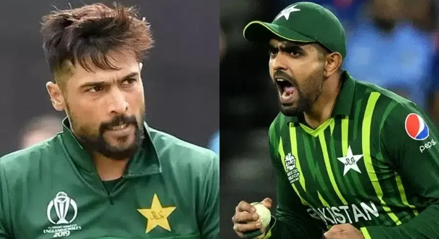 Mohammad Amir and Babar Azam