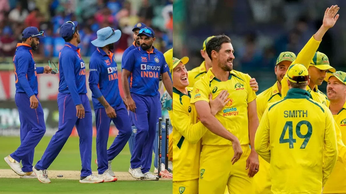 Indian Team and Australian Team