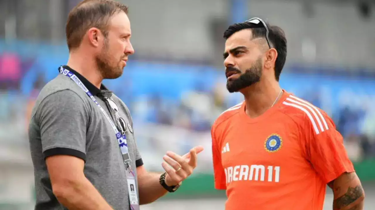 AB de Villiers and Virat Kohli