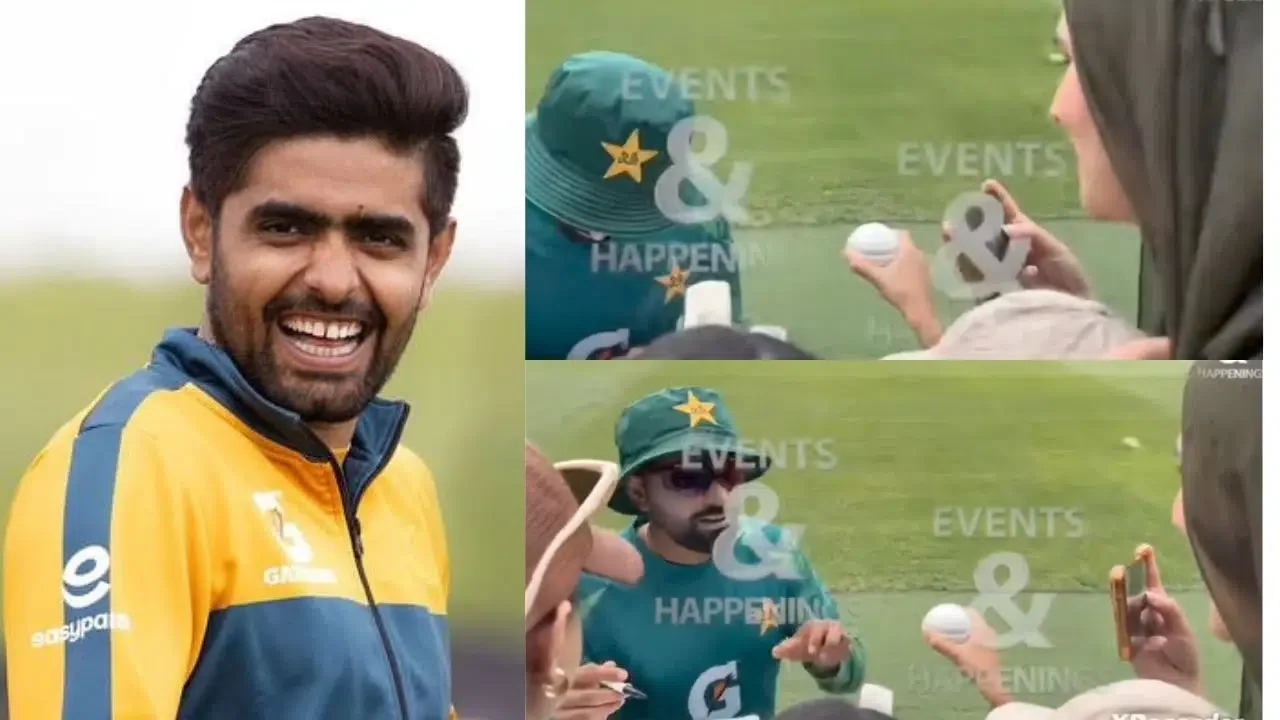 Babar Azam's interaction with a fan
