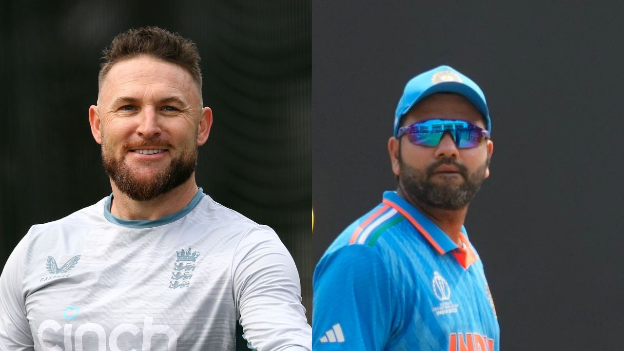 Brendon McCullum and Rohit Sharma