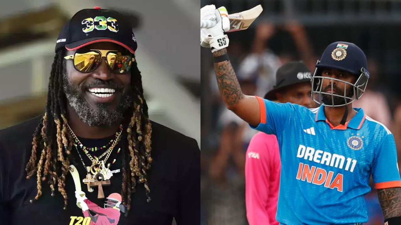 Chris Gayle and Suryakumar Yadav