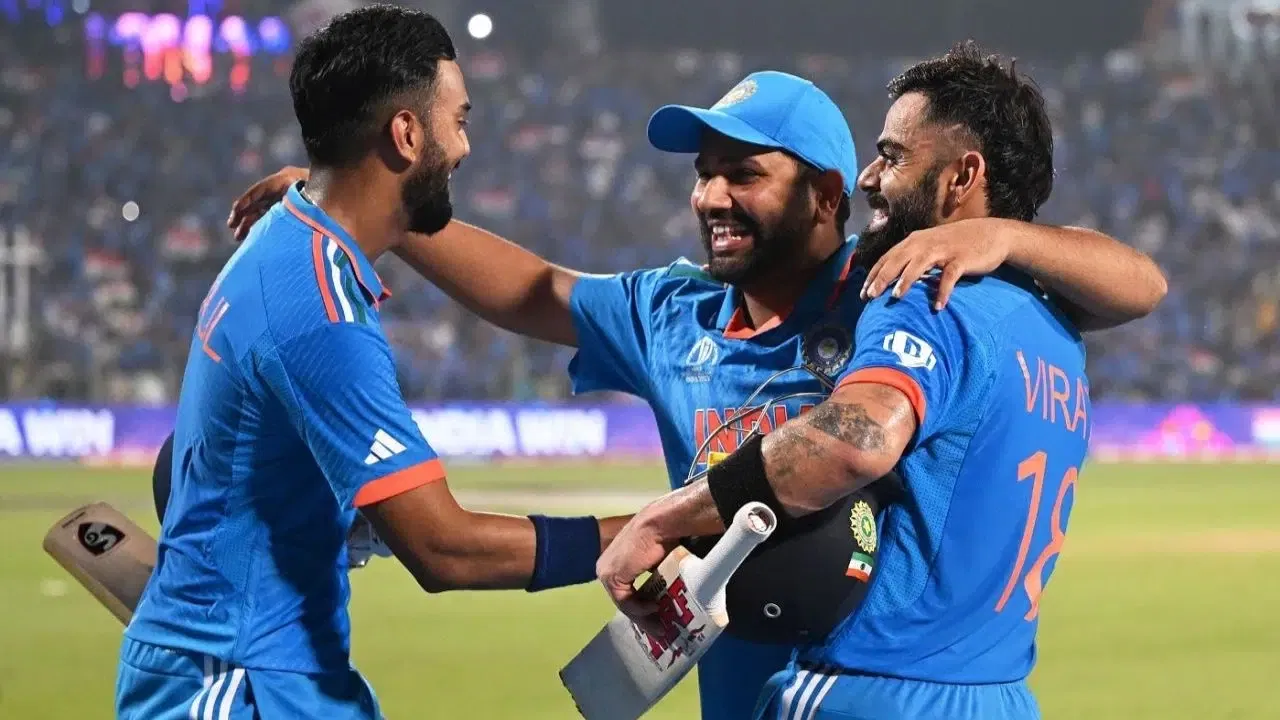 KL Rahul, Rohit Sharma, Virat Kohli