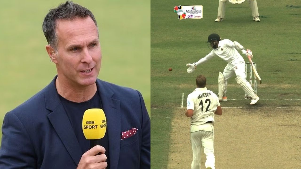 Michael Vaughan and Mushfiqur Rahim