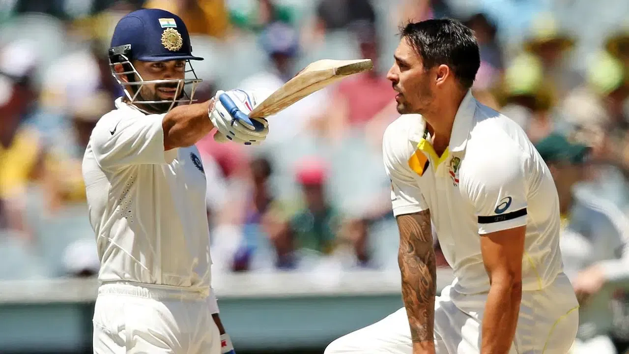 Virat Kohli Mitchell Johnson