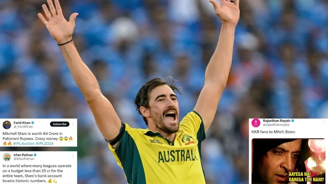 IPL 2024 Auction: "That's Ridiculous" - Twitter Erupts As Mitchell Starc Becomes Costliest IPL Player Of All-Time